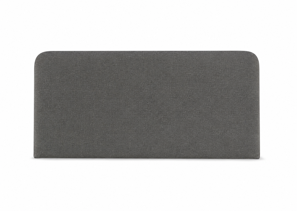 Oberon Strutted Headboard Finished in Charcoal Fabric