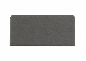 Oberon Strutted Headboard Finished in Charcoal Fabric