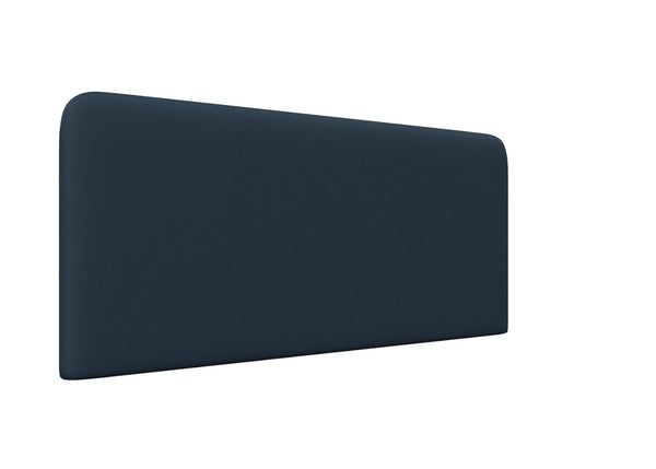 Oberon Strutted Headboard Finished in Faux Linen Navy