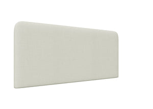 Oberon Strutted Headboard Finished in Faux Linen Polar