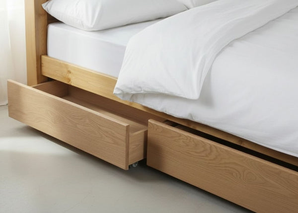 Wooden Drawers in Oak Finish