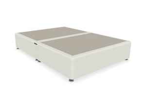 Reinforced Divan Base Finished in Faux Linen Polar