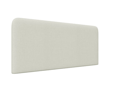 Oberon Strutted Headboard Finished in Faux Linen Polar