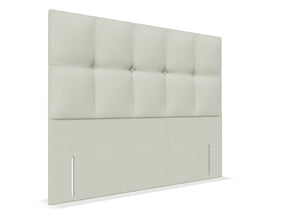 Ivy Floor Standing Headboard in Faux Linen Polar