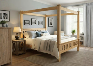 Regent Four Poster in Oak Finish (High End)