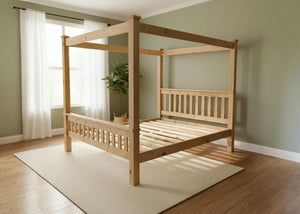 Regent Four Poster in Oak Finish