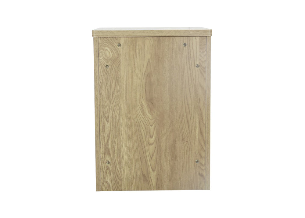 Robust 3 Drawer Bedside Front in Oak