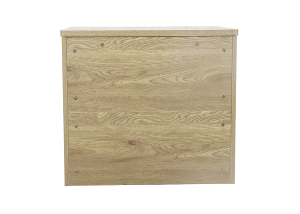 Robust 3 Drawer Chest Back in Oak