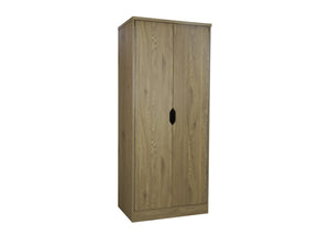 Robust Double Wardrobe Side in Oak