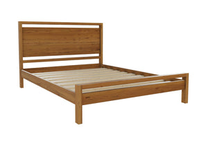 Sedgeford Pine Bed Finished in Oak Stain