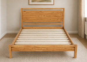 Sedgeford King Size Wooden Bed with Solid Wooden Slats