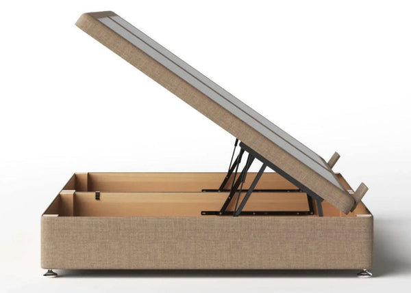 Side Lift Ottoman in Sand, Open