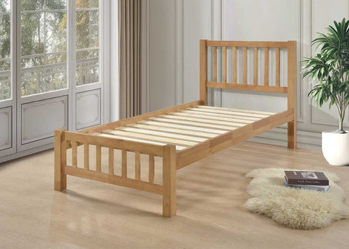 Single Banham Bed in Oak Finish