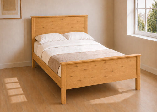 Stavern Double Wooden Bed Finished in Antique | High End