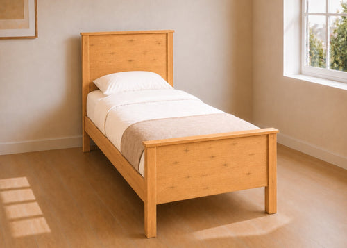 Stavern Single Wooden Bed Finished in Antique | High End