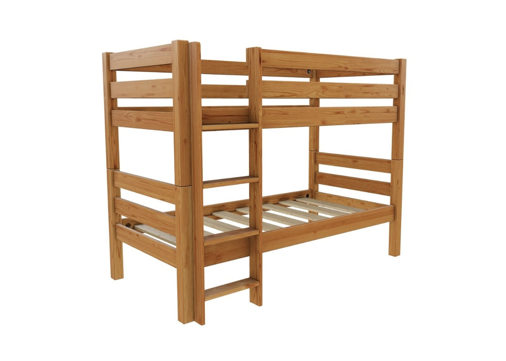 Suffolk Wooden Bunk Bed, Finished in Stained Black Ash