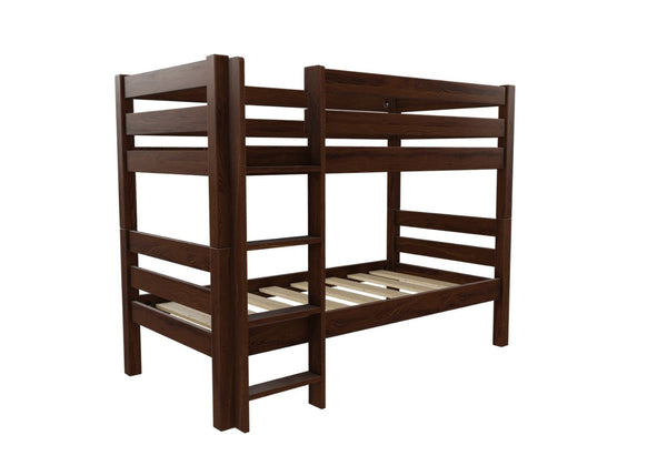 Suffolk Wooden Bunk Bed, Finished in Stained Chocolate Brown