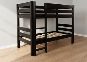 Suffolk HD Bunk in Black Ash Finish (Left Side Ladder)