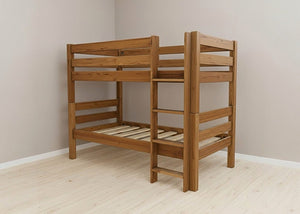 Suffolk HD Bunk in Oak Finish (Right Side Ladder)