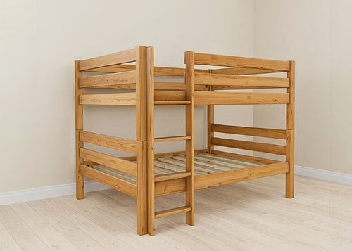 Suffolk Quadruple Bunk in Antique Finish (Left Side Ladder)