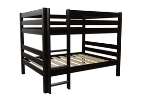 Quad Bunk Bed Finished in Stained Black Ash
