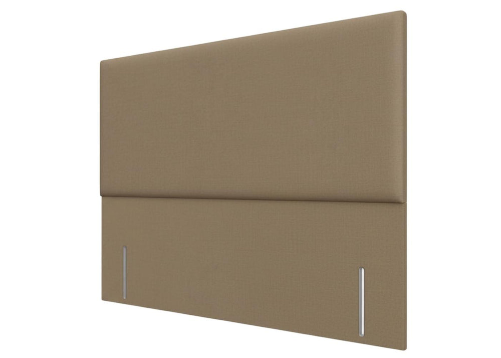 Sunflower Floor Standing Headboard in Faux Linen Sand