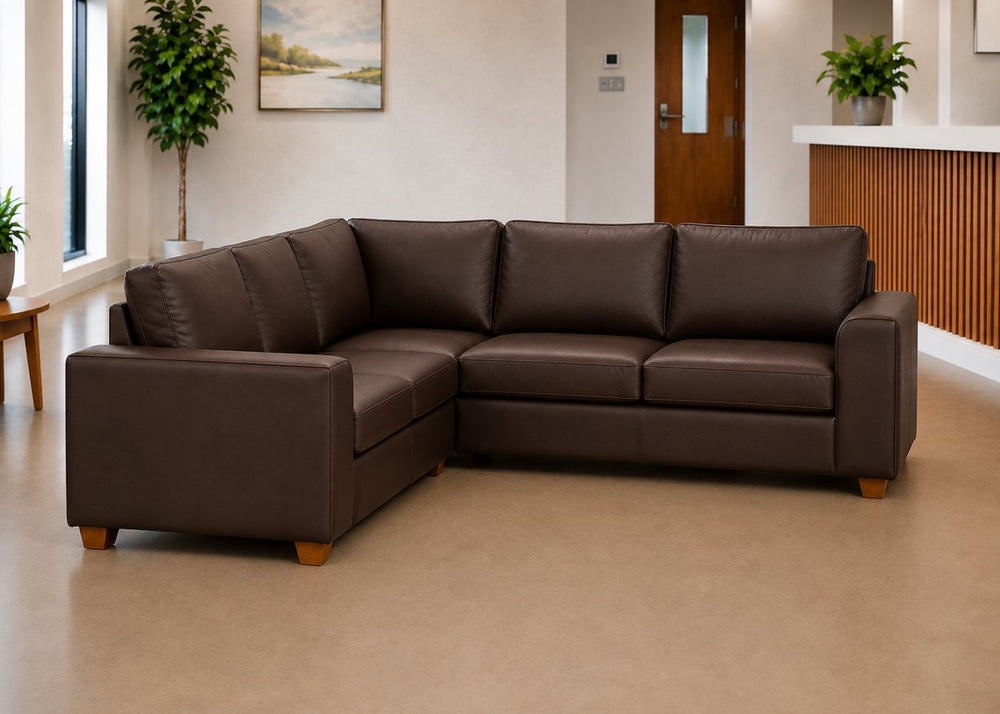 Titan 2+2 Corner Sofa Finished in Natural Flat Weave