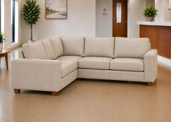 Titan 2+2 Corner Sofa Finished in Natural Flat Weave