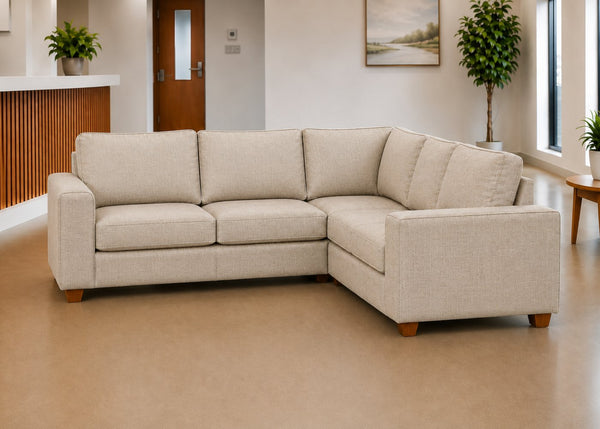 Titan 2+2 Corner Sofa Finished in Natural Flat Weave