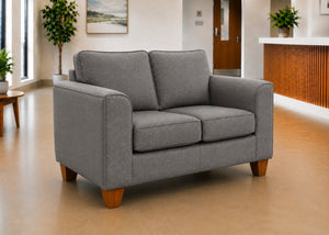 Titan 2 Seater Sofa Finished in Grey Flat Weave