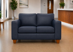 Titan Challenging Behaviour 2 Seater Sofa in Aston Navy Vinyl Finish