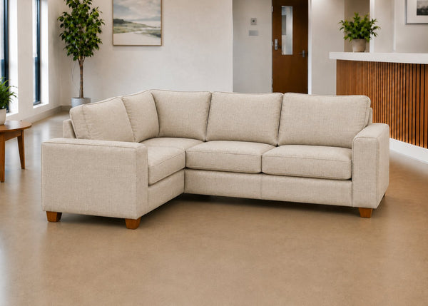 Titan 3+1 Corner Sofa Finished in Natural Flat Weave