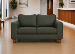 Titan Challenging Behaviour 3 Seater Sofa in Aston Bottle Green Vinyl Finish