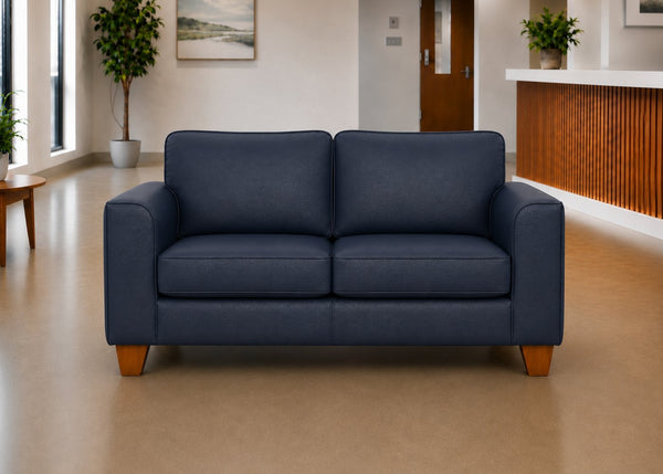 Titan Challenging Behaviour 3 Seater Sofa in Aston Navy Vinyl Finish