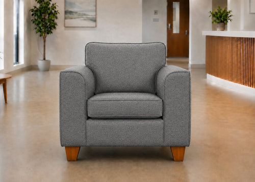 Titan Chair Finished in Grey Flat Weave