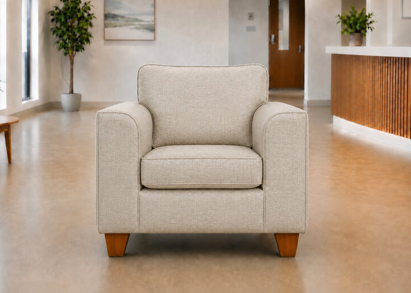 Titan Chair Finished in Natural Flat Weave