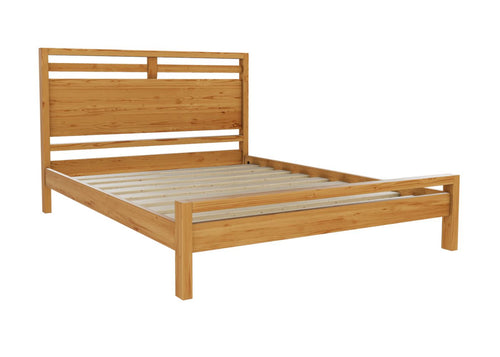 Trelleborg Pine Bed Finished in Antique Lacquer