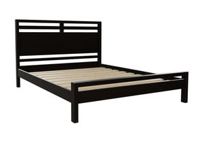 Trelleborg Pine Bed Finished in Black Ash Stain