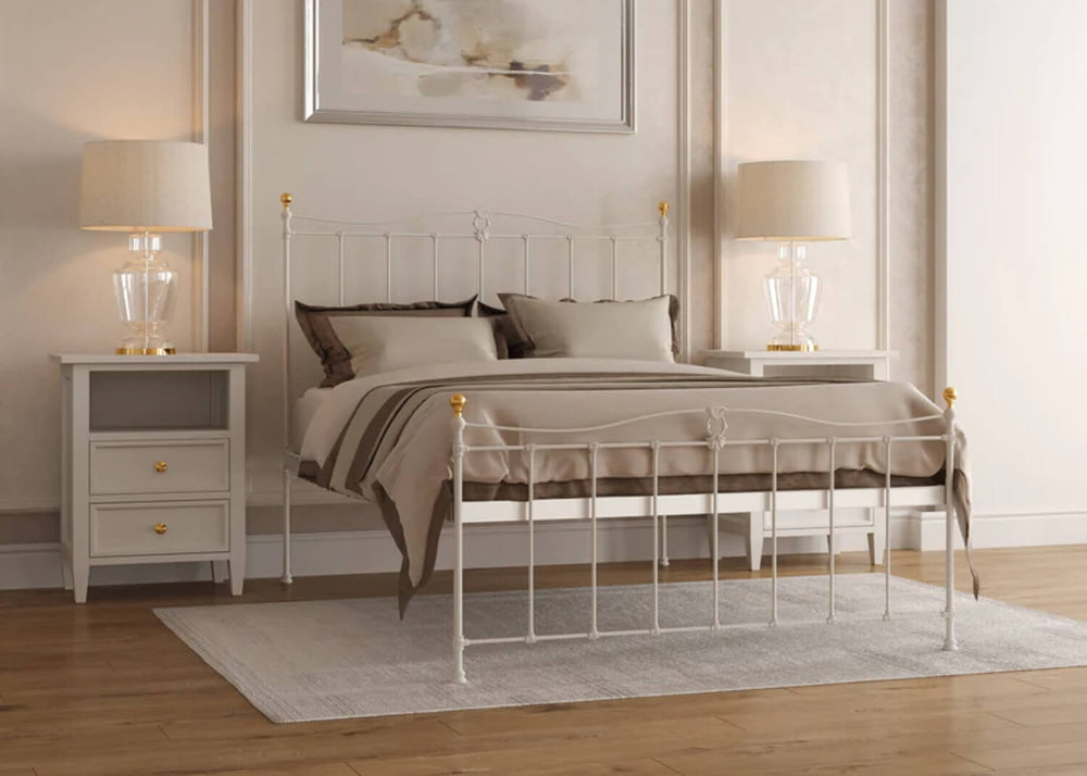 Tula Mesh Bed Base Finished in Black