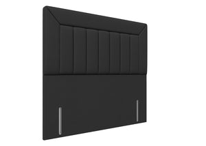 Violet Floor Standing Headboard, Finished in Faux Linen Charcoal