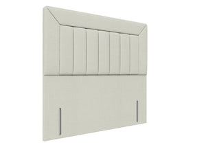 Violet Floor Standing Headboard, Finished in Faux Linen Polar