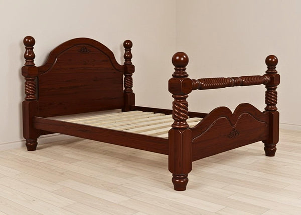 Warsaw Bed in Mahogany Finish