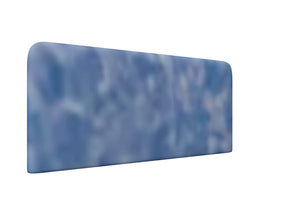 Oberon Strutted Headboard Finished in Waterproof Blue