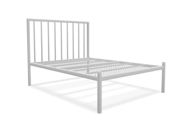 Mandy Low End Metal Bed Frame Finished in Painted White