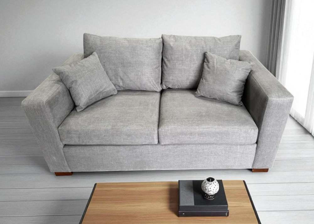 Willow Sofa - 2.5 Seater - Flat Weave Smoke - New (Clearance)