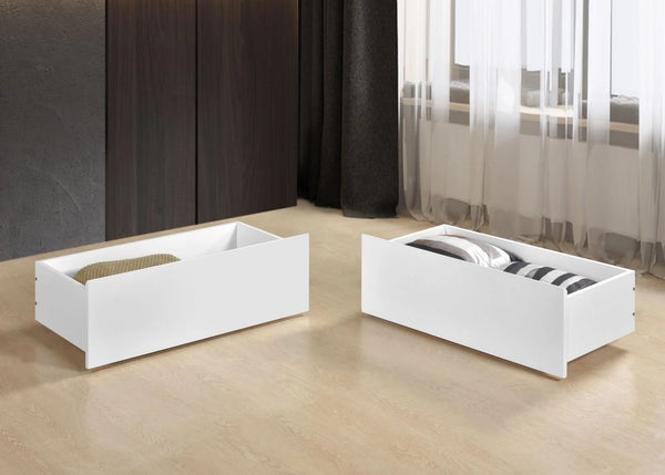 Wooden Storage Drawers in White