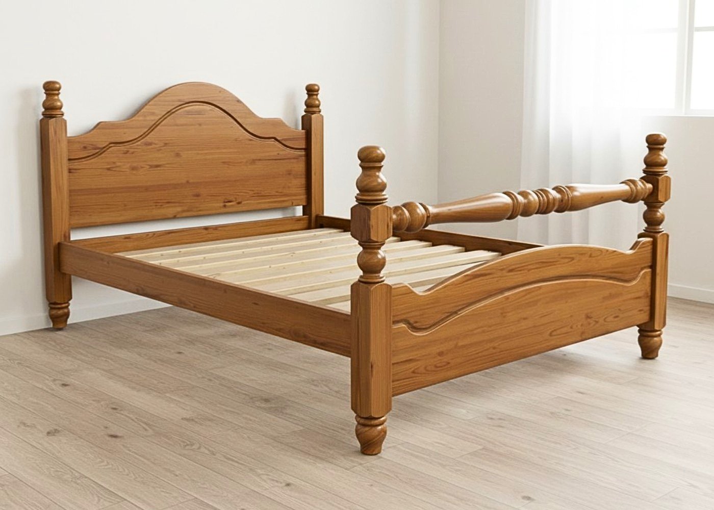 Yukon Pine Bed – Solid Wooden Bed Frame