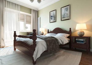 Yukon Rail End Wooden Bed Frame (Mahogany)