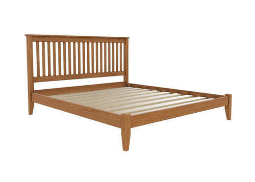 Copenhagen Solid Oak Bed finished in Oak Stain