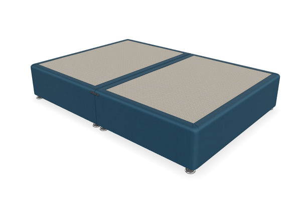 Heavy Duty Divan Base in Navy Blue Fabric